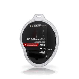 ArgomTech ARG-AC-1222 360 Gel Mouse Pad | Ergonomic, Soft