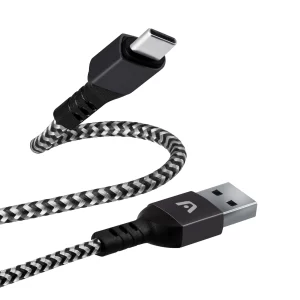 ArgomTech ARG-CB-0025 Dura Form USB to Type C 2.4A Charge & Sync Cable | 6ft/1.8m, 480Mbps Transfer Rate, Anti-Fray Braiding, Ultra Flexibility