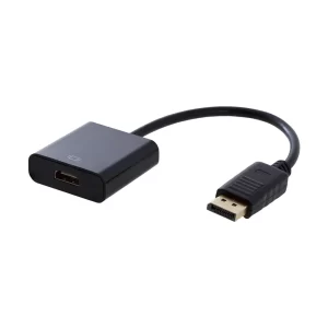 ArgomTech ARG-CB-0059 Display Port to HDMI Adapter | 4K Ultra HD, 6" Cable, Display Port Male to HDMI Female, Plug & Play