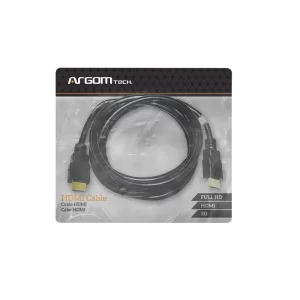 ArgomTech ARG-CB-1878 HDMI Cable | 25ft/7.62m, 4K Ultra HD Cable - 60Hz, 10.2Gbps, ARC Ready