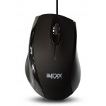 iMexx 3D Optical Wired Mouse | 1200 DPI, USB 2.0, Ergonomic Design, Black