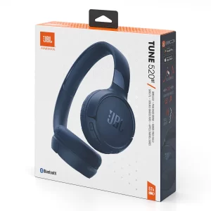 JBL Tune 520BT Pure Bass Wireless Headset | JBL Pure Bass Sound Hands-Free Calls, Multi-Point Connection, Lightweight and Foldable Design, Black Only