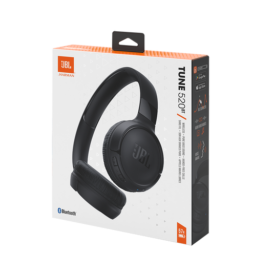 JBL Tune 520BT Pure Bass Wireless Headset | JBL Pure Bass Sound Hands-Free Calls, Multi-Point Connection, Lightweight and Foldable Design, Black Only - Image 3