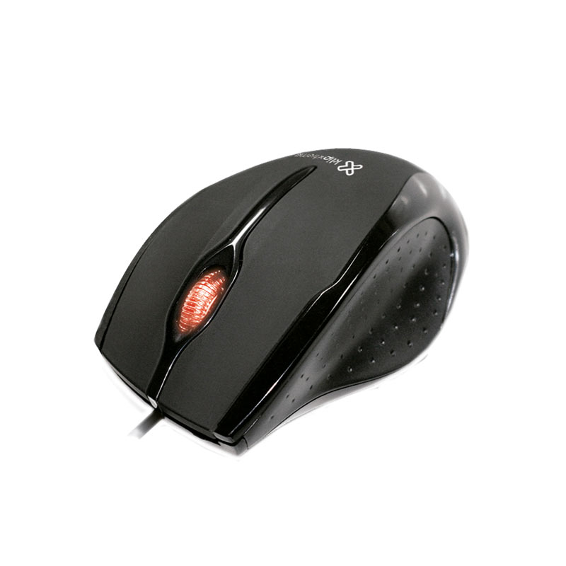 KlipXtreme Ebony KMO-104 Wired Optical Mouse | 800 DPI, Ergonomic Design, Plug & Play, Black - Image 2
