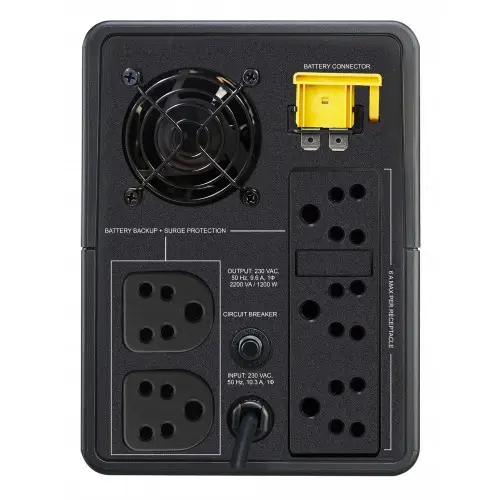 APC Easy Sockets UPS Backup Battery | 800VA, 450 Watts, 120V, AVR, 6 Outlets, Surge Protection, Easy to Use - Image 2