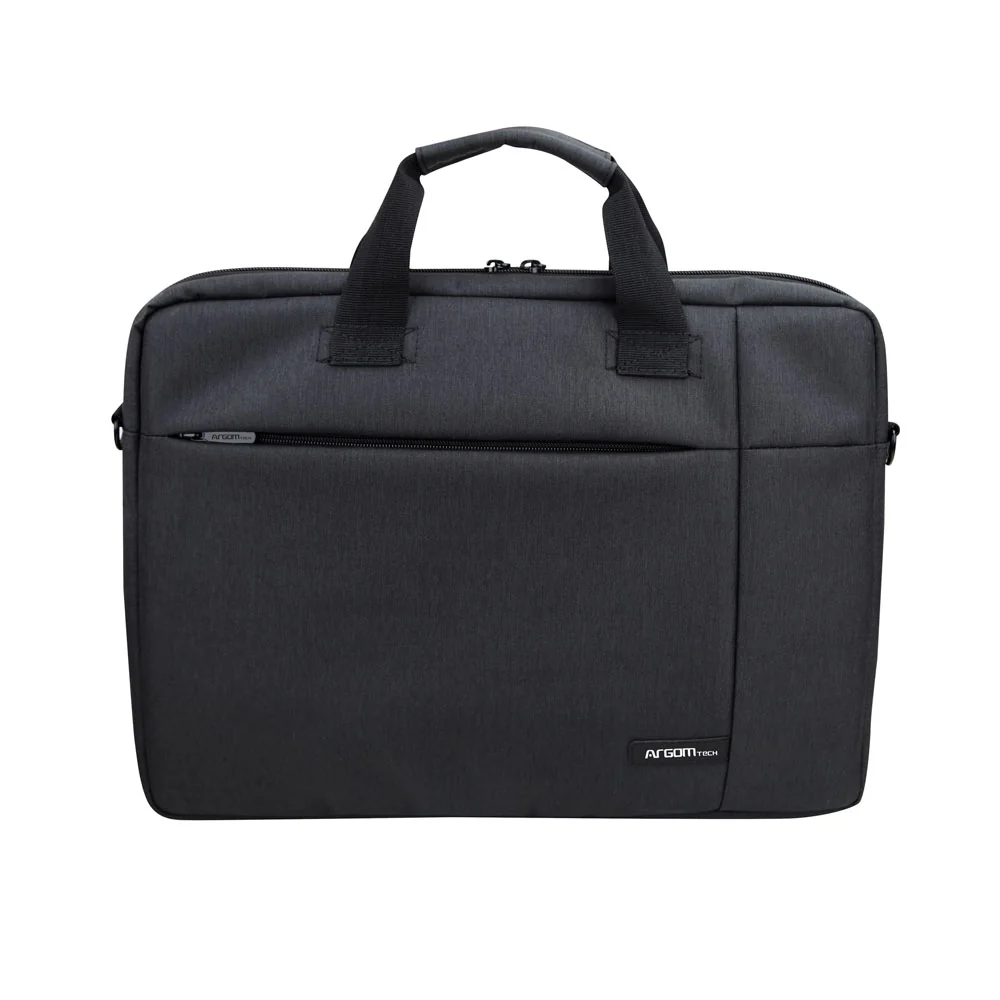 ArgomTech ARG-BG-6784BK Venture 15.6" Notebook Sleeve | Padded shoulder strap and handle, 6L max capacity, Padded compartments