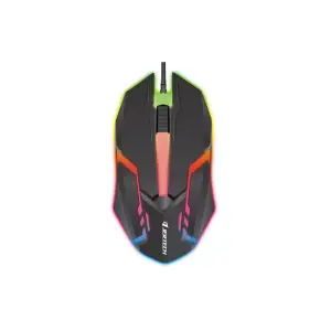 Jertech M200 Warwick Wired Gaming Mouse | Backlit Illumination, 3 million click usage, 4800 DPI, Left / Right hand user, Ergonomic