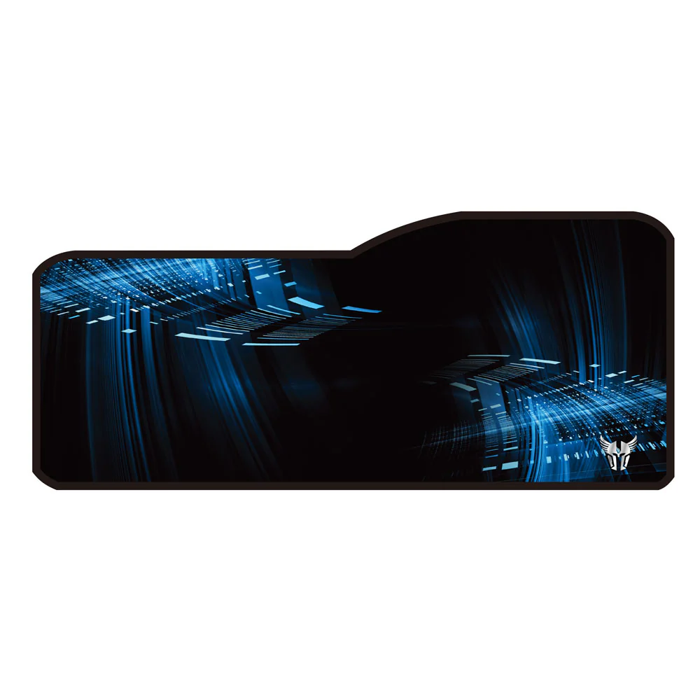 ArgomTech ARG-AC-1227BK Combat Oversize Gaming Mouse Pad | 345 x 795mm, Non skid, Black & Blue