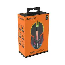 Jertech M200 Warwick Wired Gaming Mouse | Backlit Illumination, 3 million click usage, 4800 DPI, Left / Right hand user, Ergonomic - Image 2