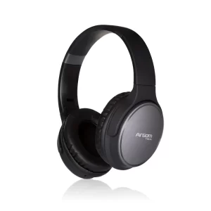 ArgomTech ARG-HS-2680BK Ultimate Sound Comfort Pro Wireless BT Headset | Ergonomic, Adjustable, Noise Reduction, Built in microphone, 20 Hours playtime