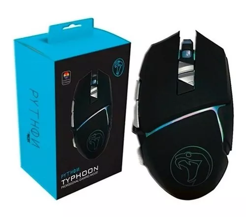 iMexx Python Typhoon Professional Wired Gaming Mouse | Resolution: 1200/1600/2400/3200 DPI, Number of keys: 7, Cable Length: 1.5m - Image 2