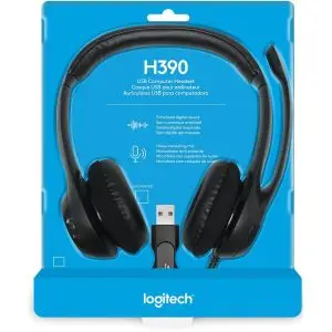 Logitech H390 ClearChat Comfort Wired Headset | Noise Canceling Mic, Hear Better, Sound Better, Fit Better