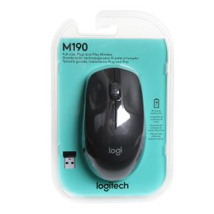 Logitech M190 Wireless Mouse | Red, 18 month battery life, 10m/33ft, 2.4Ghz wireless