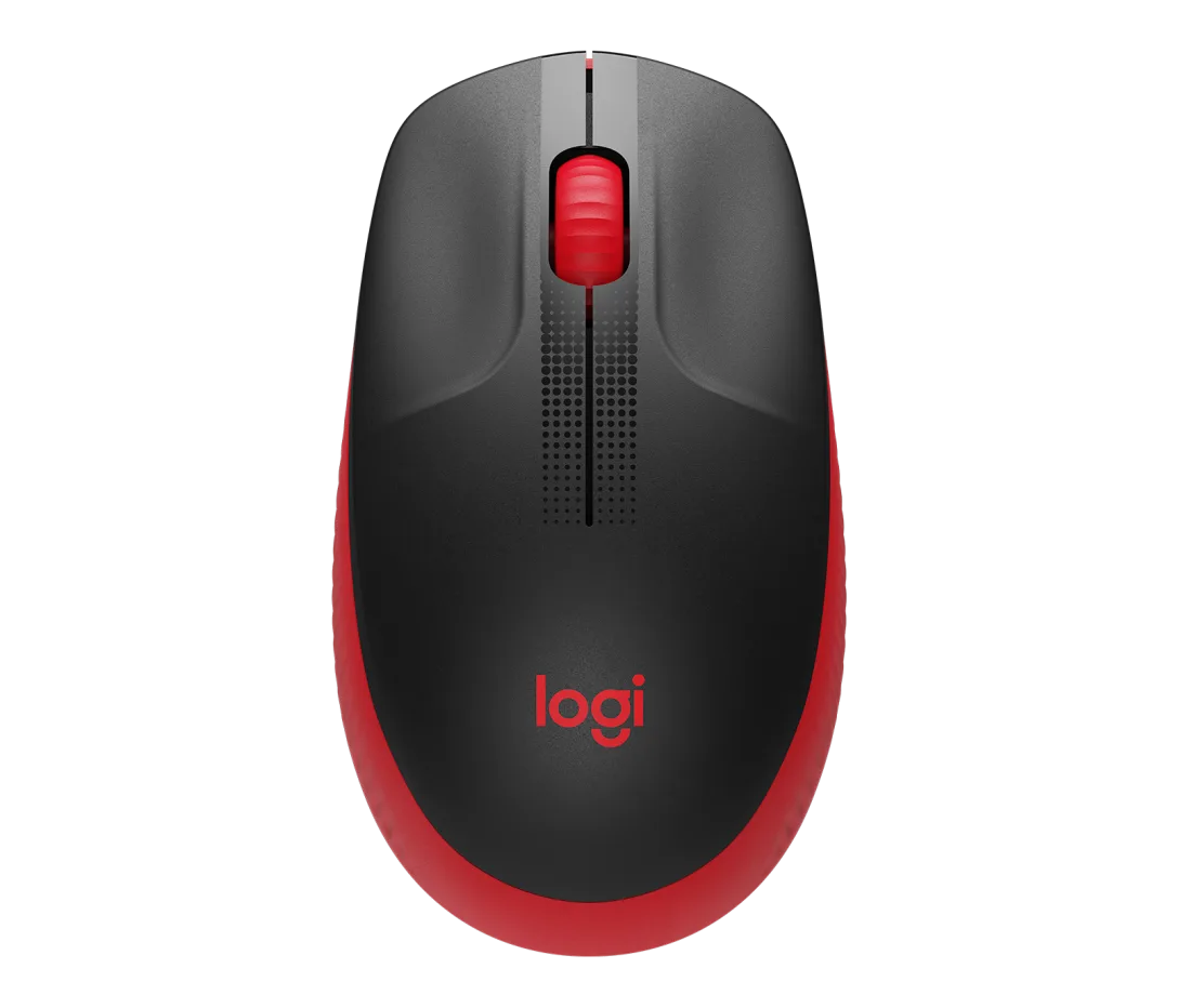 Logitech M190 Wireless Mouse | Red, 18 month battery life, 10m/33ft, 2.4Ghz wireless - Image 3