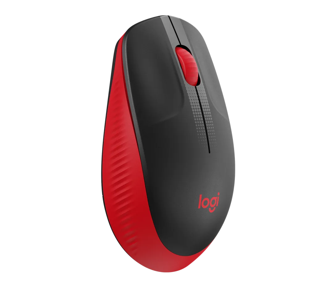 Logitech M190 Wireless Mouse | Red, 18 month battery life, 10m/33ft, 2.4Ghz wireless - Image 4