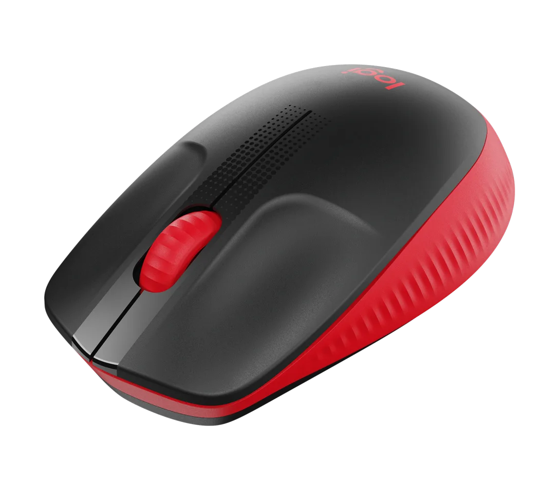 Logitech M190 Wireless Mouse | Red, 18 month battery life, 10m/33ft, 2.4Ghz wireless - Image 5