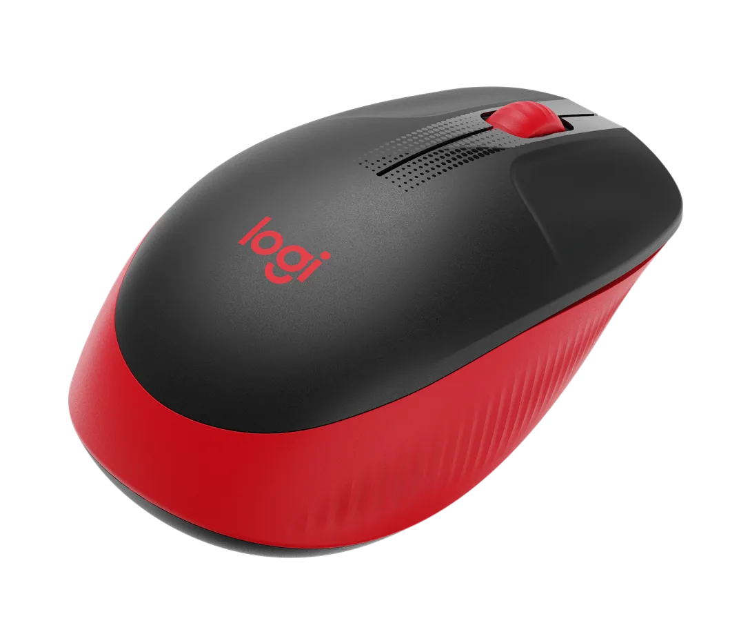 Logitech M190 Wireless Mouse | Red, 18 month battery life, 10m/33ft, 2.4Ghz wireless - Image 6