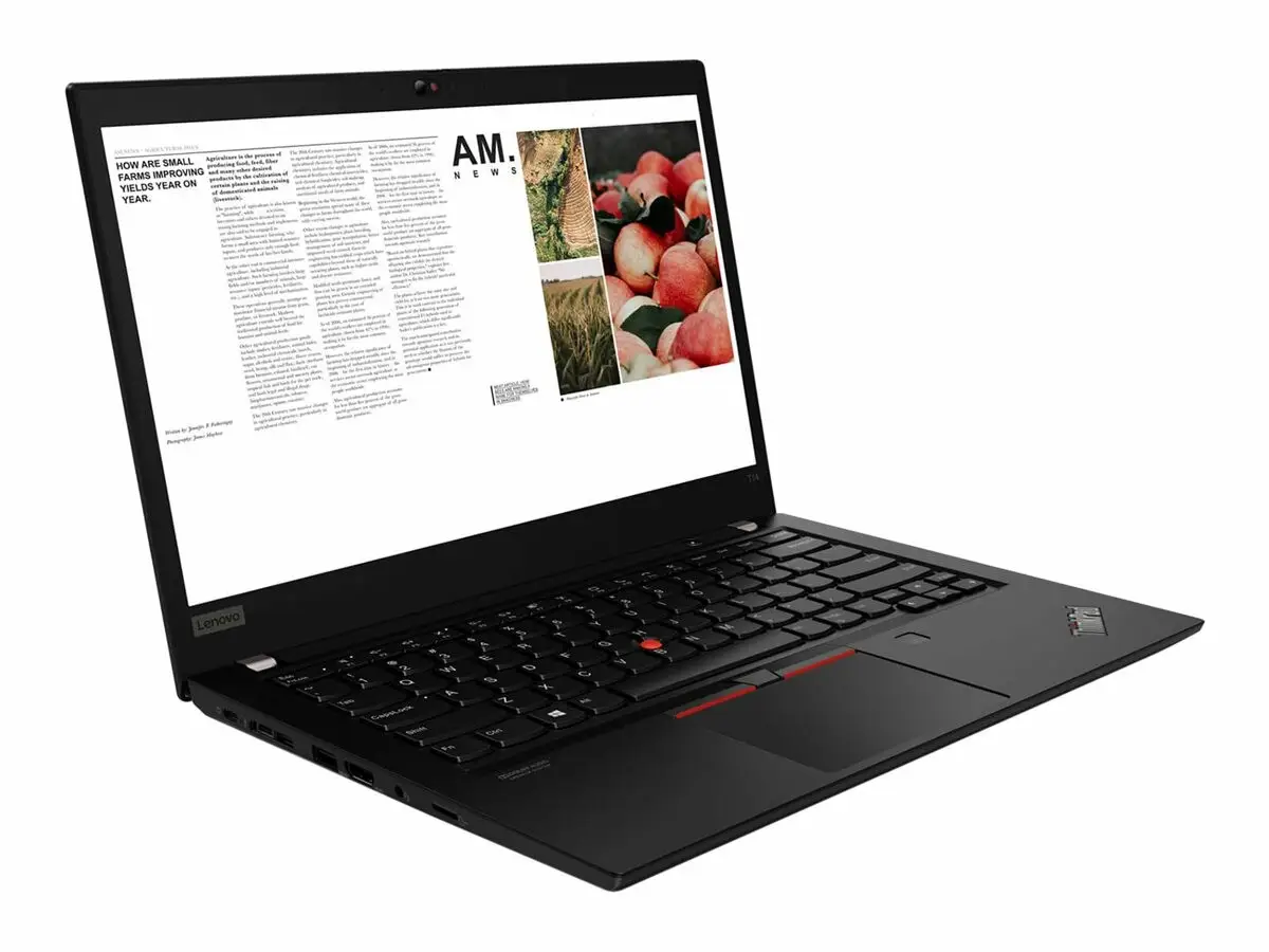 Lenovo ThinkPad T14s Gen 2 | 14" FHD Non-Touch Display, Intel Core i5-1135G7 CPU @2.6 GHz, Intel Iris Xe Graphics, 16GB DDR4 RAM, 256GB SSD, HDMI, Windows 11 Pro, Black