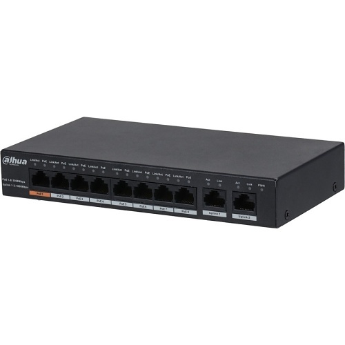 Dahua DH-PFS3010-8GT-96 10 Port Gigabit Switch | Desktop Unmanaged Switch with 8-Port PoE - Image 3