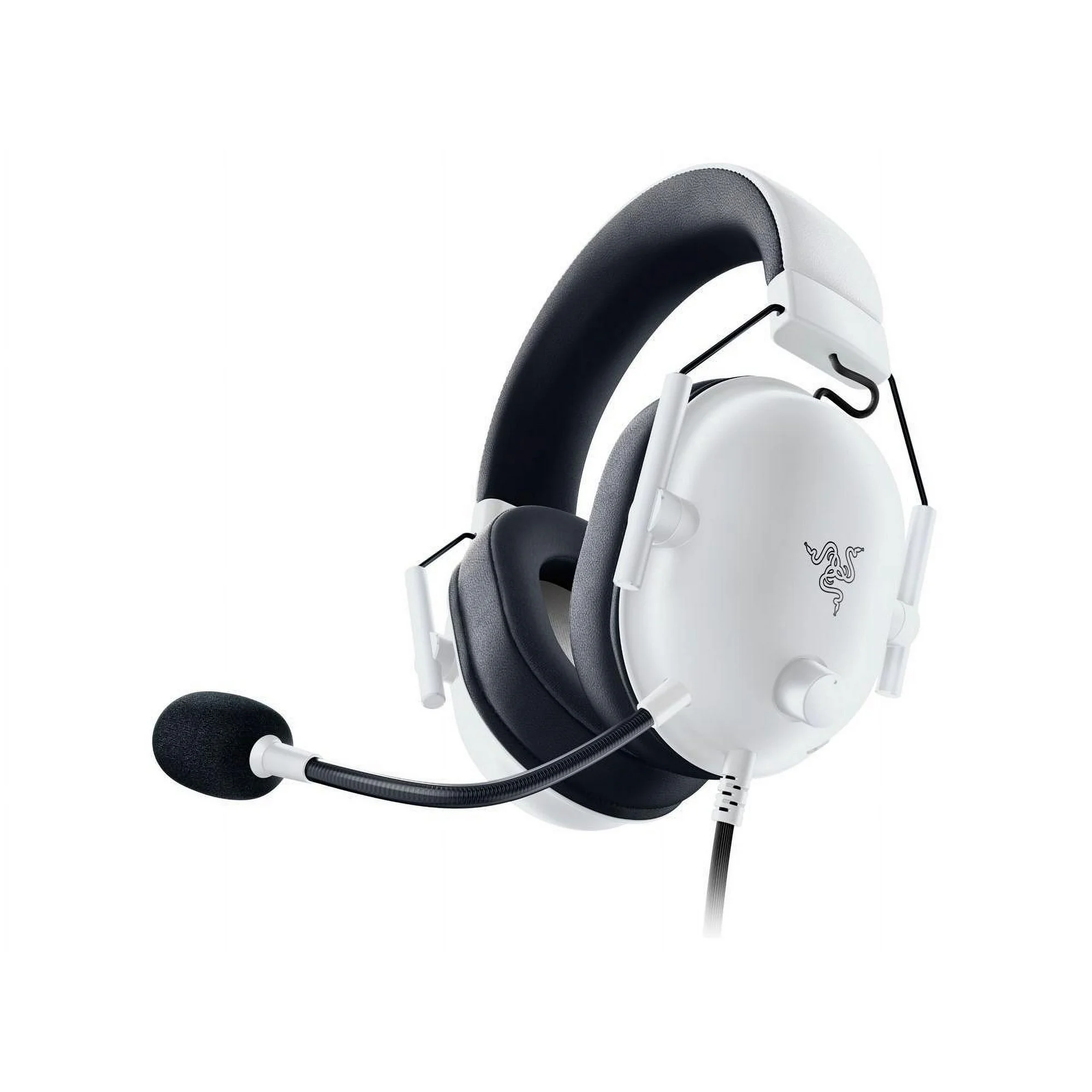 Razer BlackShark V2 X Multi-Platform Wired E-Sports Headset | Discord Certified, 7.1 Surround Sound, Razer TriForce 50mm drivers, Razer Hyperclear Cardioid mic, Advanced passive noise cancellation, Lightweight design with memory foam ear cushions, White - Image 2