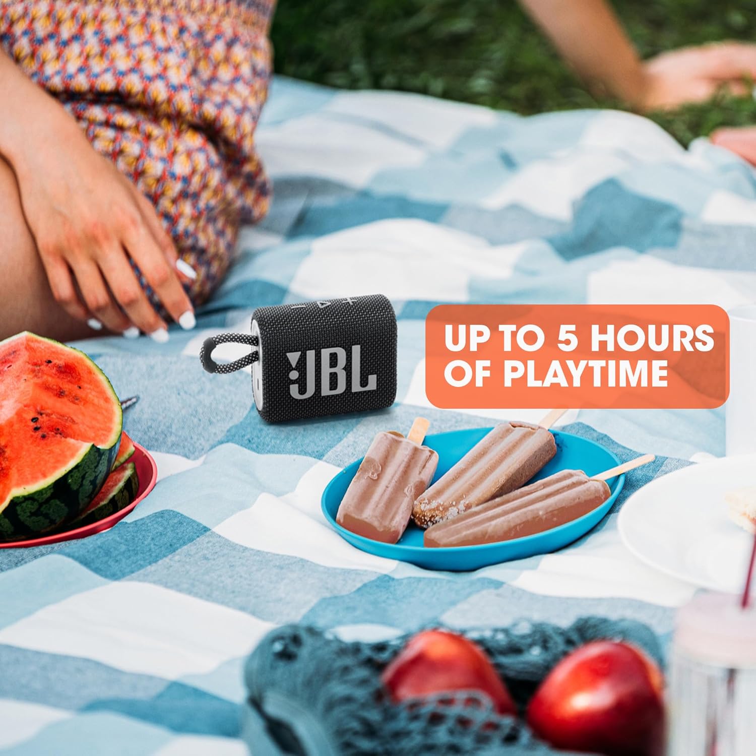 JBL GO 3 Portable Bluetooth Speaker | 5 Hours Battery Life, IP67 Waterproof, Dustproof, Vibrant Colours - Image 8