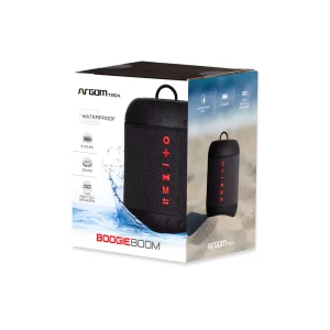 ArgomTech ARG-SP-3120BK Boogie Boom Wireless Bluetooth Speaker | TWS, BT 5.0, IPx7 Waterproof, Black