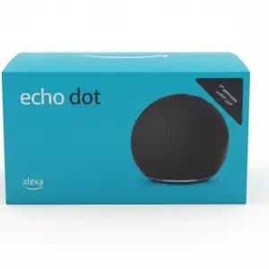 Amazon Echo Dot 5th Gen 2022 Smart Speaker | With Alexa, Bigger Vibrant Sound, Helpful Routines, Great for Bedrooms, Dining Rooms and Offices