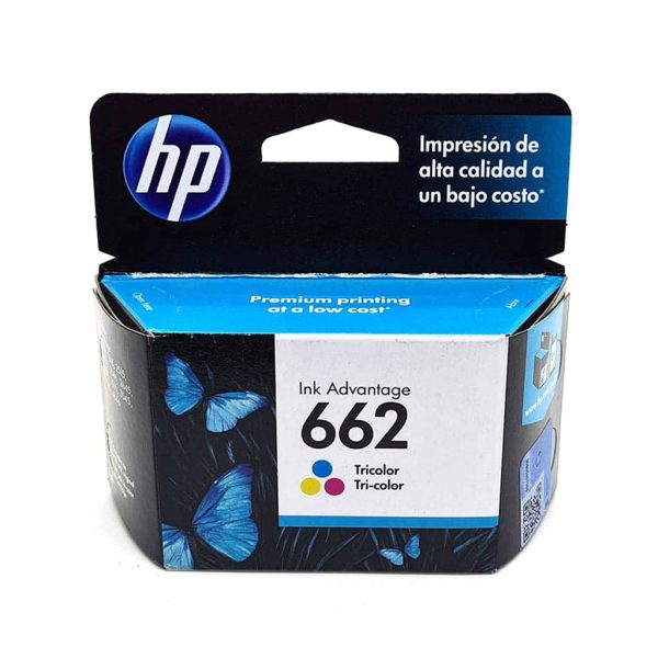 HP Ink Advantage CZ104AL 662 Tri-Colour Ink Cartridge - Image 2
