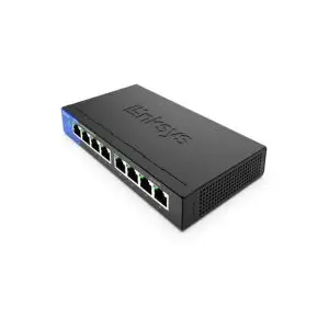 Linksys SE3008 8 Port Gigabit Ethernet Switch | 8-Port Gigabit Ethernet Unmanaged Switch, Computer Network, Auto-Sensing Ports, Maximize Data Flow for up to 1,000 Mbps