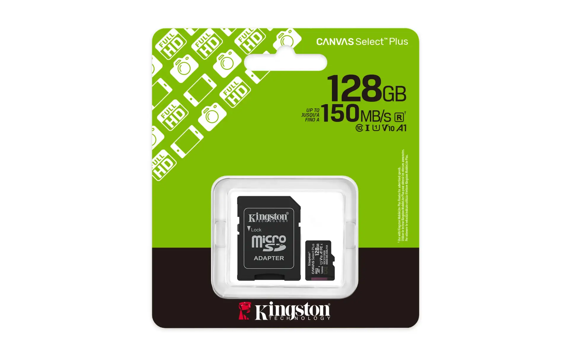 Kingston Canvas Select Plus 128GB SD Card | 100Mbs