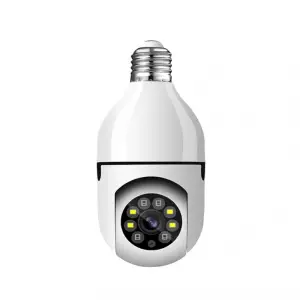 Wifi 360 Panorama Light Bulb Camera | 1080p HD, Panoramic View, Motion Detection