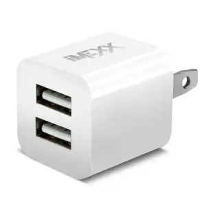 iMexx 18W Dual Super Charging Block | USB C & USB A, Black