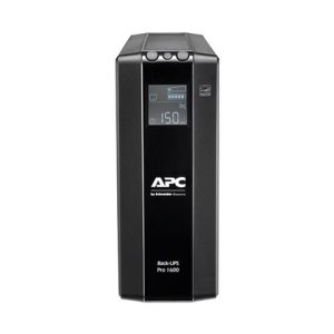 APC BR1600MI 1600VA 960 Watt Back-UPS | 230V, 8 x IEC C13 Outlets, AVR, LCD, User Replaceable Battery