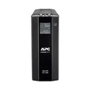 APC BR1600MI 1600VA 960 Watt Back-UPS | 230V, 8 x IEC C13 Outlets, AVR, LCD, User Replaceable Battery