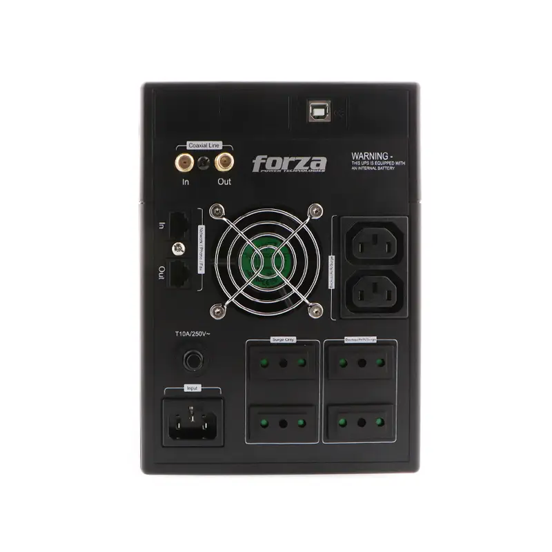 Forza FX-2200LCD 2200VA Smart UPS | 5 Protection Levels, 81 Minutes Back Up Time, 1200Watts, 8 Outlets - Image 5