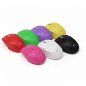 iMexx 2.4GHz Wireless Optical Mouse Rainbow Collection | 1200/2000/3200 DPI Switch, Nano Receiver Included, Plug & Play, Rainbow Colours