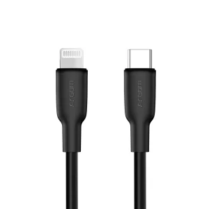ArgomTech ARG-CB-0072 Dura Flex 30W Type C to Lightning Cable | 6ft/1.8m, 30W Silicone Cable, Durable