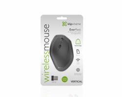 KlipXtreme KMW-390 EverRest Vertical Wireless Mouse | Vertical Design, Ergonomic, 2.4GHz Wireless, Adjustable speeds of 800/1200/1600 DPI, Black