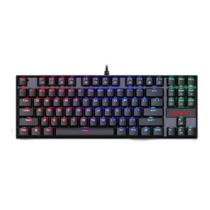 Redragon Kumara K552 Wired Mechanical Gaming Keyboard | High quality, LED backlit mechanical keyboard, Double injection keycaps, Full key conflict free Spill proof, W I N Keys can be disabled in gaming