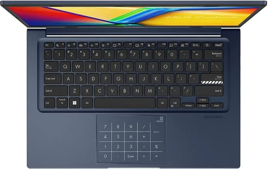 Asus VivoBook X1404VA-I38128 | 14" FHD Display, Intel Core i3-1315U CPU, Intel UHD Graphics, 8GB DDR4 RAM, 128GB eMMC SSD, HDMI, Windows 11 Home, Quiet Blue - Image 3