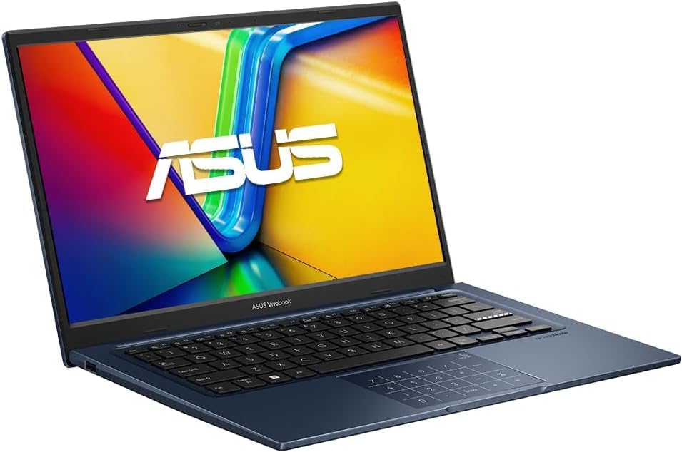 Asus VivoBook X1404VA-I38128 | 14" FHD Display, Intel Core i3-1315U CPU, Intel UHD Graphics, 8GB DDR4 RAM, 128GB eMMC SSD, HDMI, Windows 11 Home, Quiet Blue - Image 4
