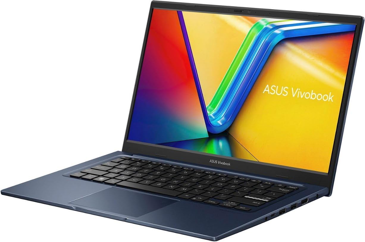 Asus VivoBook X1404VA-I38128 | 14" FHD Display, Intel Core i3-1315U CPU, Intel UHD Graphics, 8GB DDR4 RAM, 128GB eMMC SSD, HDMI, Windows 11 Home, Quiet Blue - Image 7