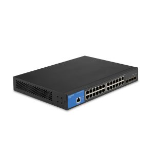 Linksys LGS124P SMB 24-Port Unmanaged Switch | With 12 Port Business PoE+, 1000Mbps/120 Watts