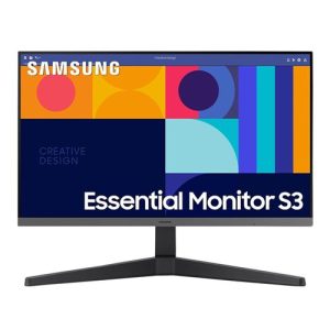 Samsung S3 27" Essential Flat Monitor | FHD IPS, 100Hz Refresh Rate, HDMI & Display Port, Borderless Design, AMD FreeSync