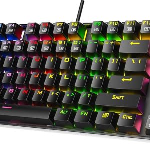 Redragon Kumara K552 Wired Mechanical Gaming Keyboard | High quality, LED backlit mechanical keyboard, Double injection keycaps, Full key conflict free Spill proof, W I N Keys can be disabled in gaming