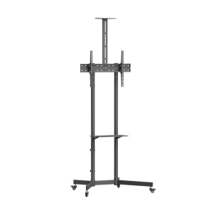 ArgomTech ARG-BR-8225 Mobile TV Cart | Mobile Stand with Shelves & Camera Holder, 37"-70"