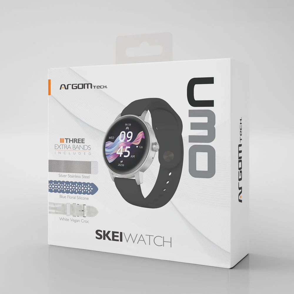 ArgomTech ARG-WT-6030BG Skei Watch C30 Smart Watch | Water Resistant, Fitness & Health Tracking, BT Phone Calls, Smart Features - Image 4