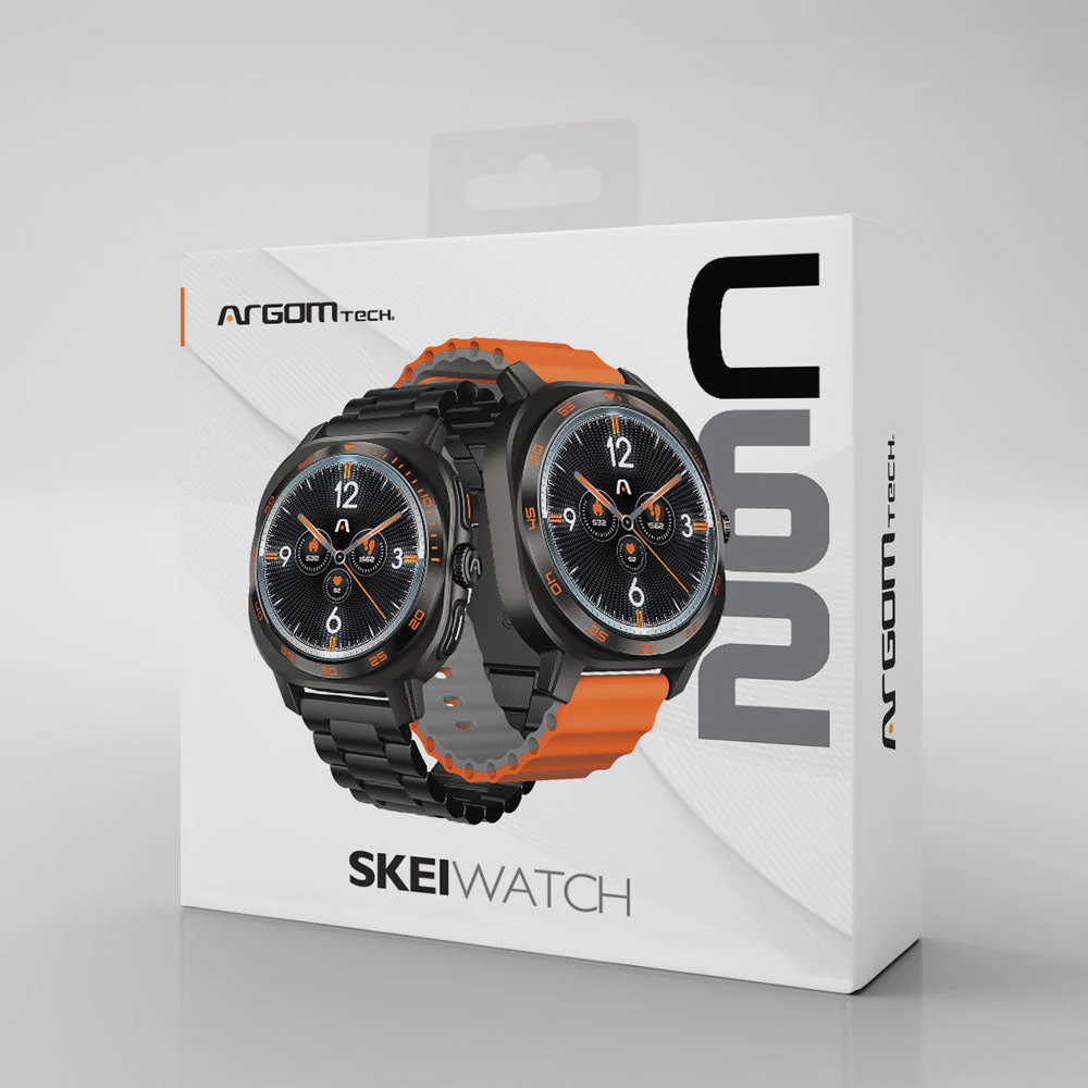 ArgomTech ARG-WT-6062BK Skei Watch C62 Smart Watch | Water Resistant, Fitness & Health Tracking, BT Phone Calls, Smart Features - Image 2