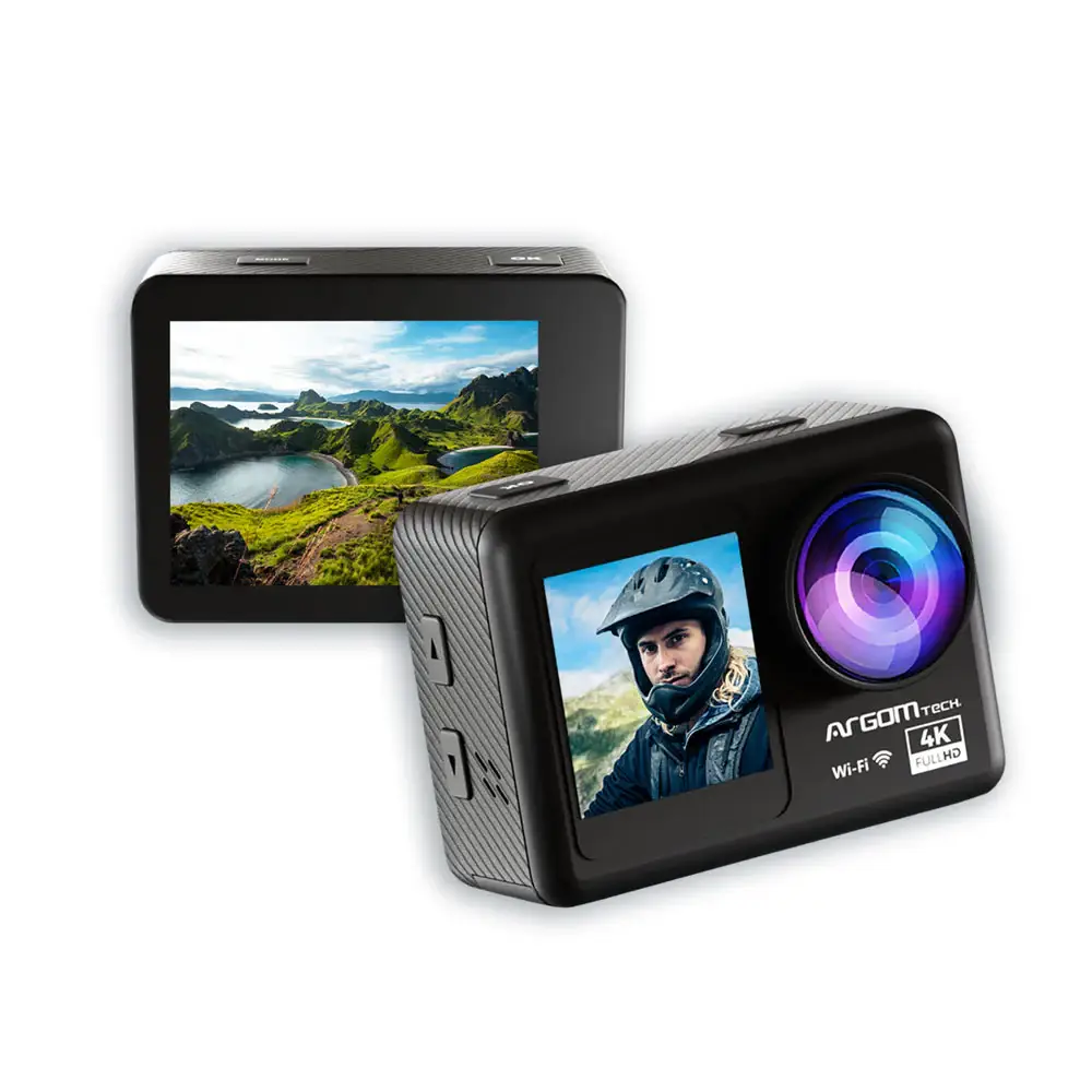 ArgomTech ARG-AC-9185BK Action Epic Cam 85 Camera | 4K/30FPS video, 20MP Photo, 160 degree super wide angle, IP68 Waterproof Casing - Image 3