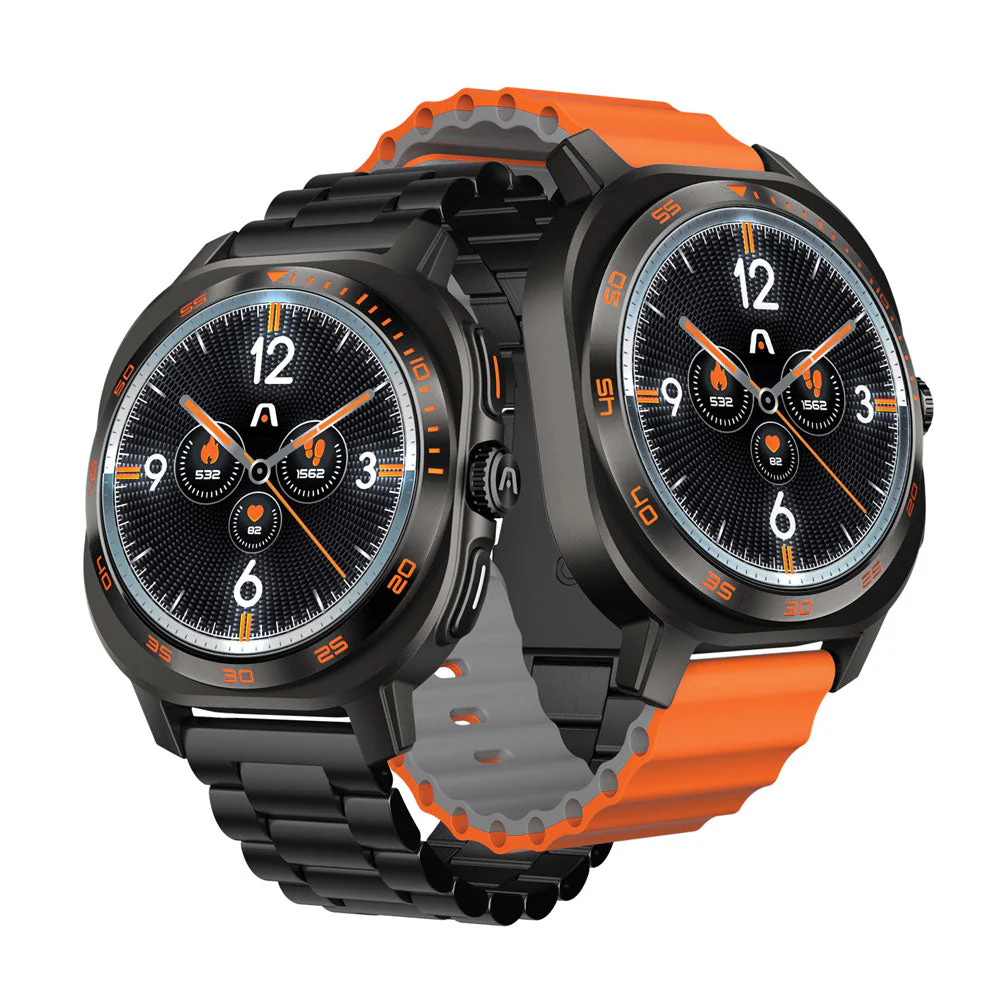 ArgomTech ARG-WT-6062BK Skei Watch C62 Smart Watch | Water Resistant, Fitness & Health Tracking, BT Phone Calls, Smart Features